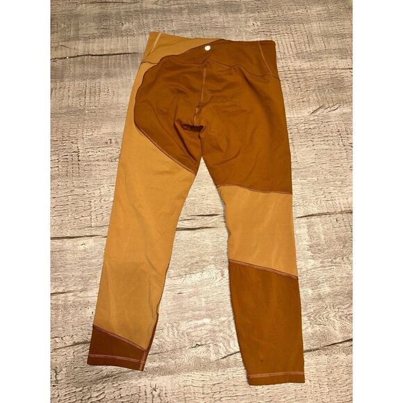 Lululemon color block high rise leggings - Picture 2 of 5